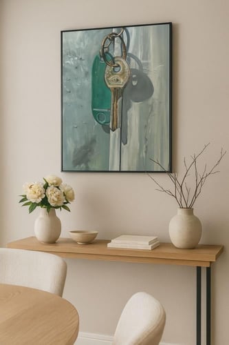 تنفيذ لوحات رسم تشكيلية فنية زيتية على قماش كانفاس