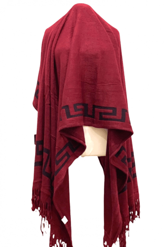 وشاح فندي ، دافئ كبير.