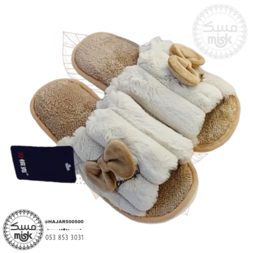 سليبر / شبشب دافئ و أنيق نسائي بألوان زاهية.