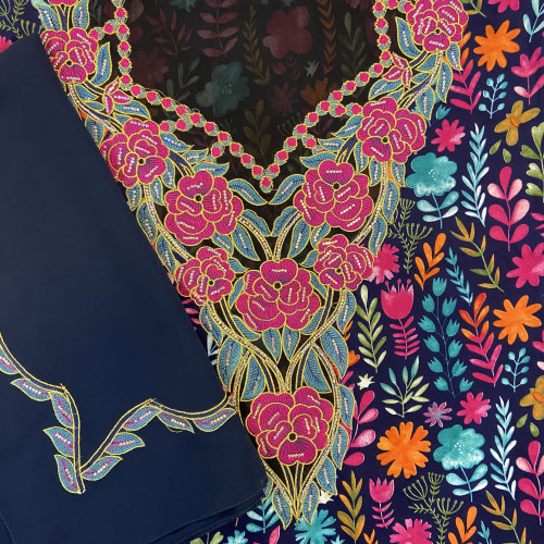 قماش جلابيات ( حرير ) إماراتية مخاوير بطرحة