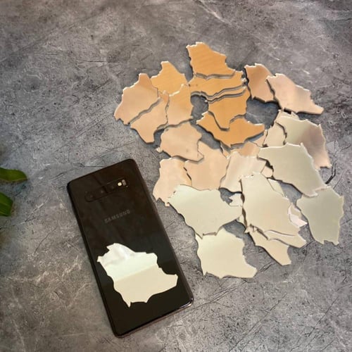 توزيعات اليوم الوطني ستيكر مرايا اكريليك