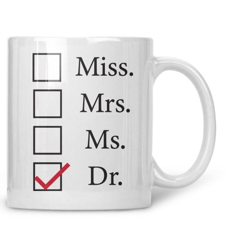 كوب شهادة الدكتوراة للدكاترة الرهيبين PHD