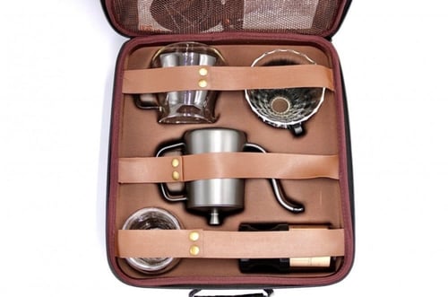 حقيبة القهوه المختصه الفاخرة 8 قطع من الكاربون فاي...