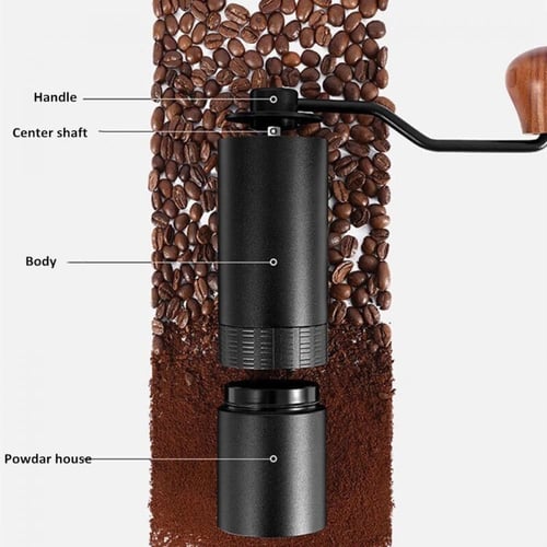 طقم مطحنة قهوة احترافيه يدوية (بكامل ملحقاتها)