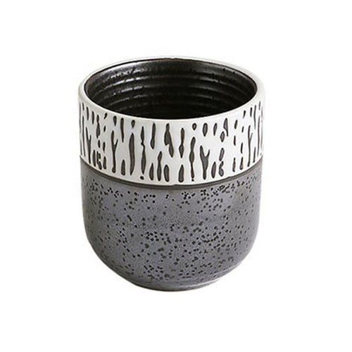 كوب قهوة مصنوع يدويا من السيراميك بطراز ياباني عري...