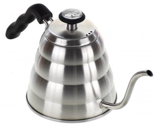 ابريق تقطير وترشيج بمقياس حرارة ستانلس ستيل مع ميز...