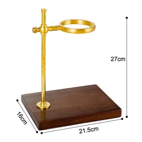 حامل اقماع التقطير v60 مصنوع من الخشب و ستاليس ستي...
