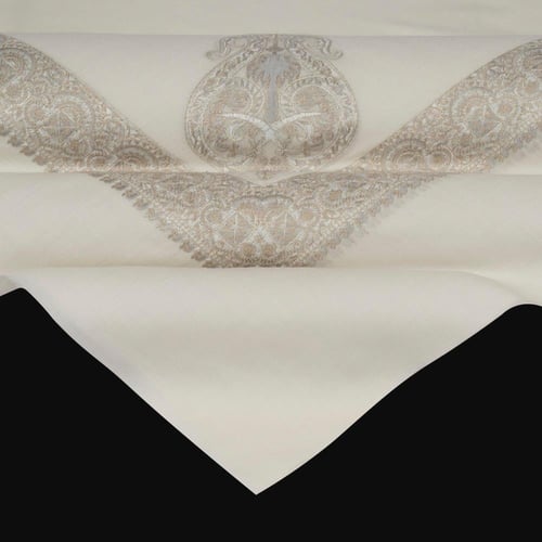 شال باشمينا ملكي فاخر - صوف كشميري 100% - بتصميم ا...