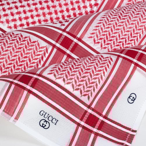 عرض حصري بكج شماغين قوتشي 2026 بسعر شماغ واحد