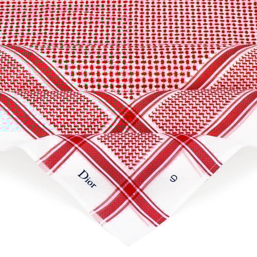 شماغ ديور بريميوم احمر دم الغزال 2026 اخر اصدار