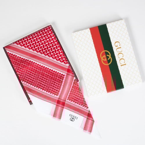 عرض حصري بكج شماغين قوتشي 2026 بسعر شماغ واحد