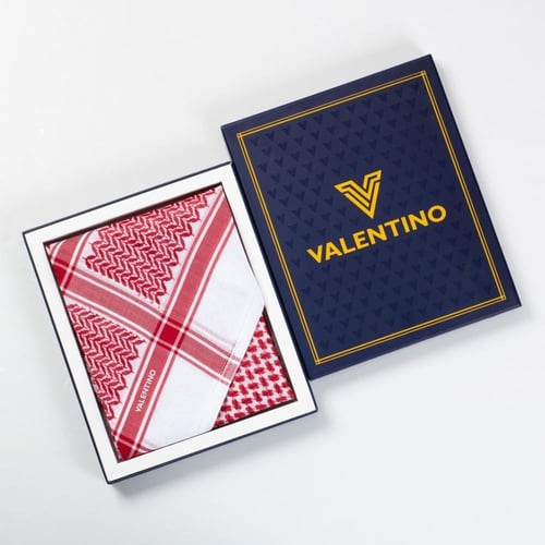 شماغ فالنتينو احمر كلاسيك 2025 Valentino