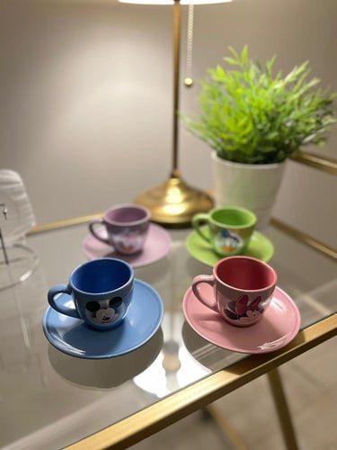 طقم اكواب ميكي والاصدقاء