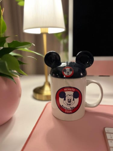 كوب ميكي بغطاء