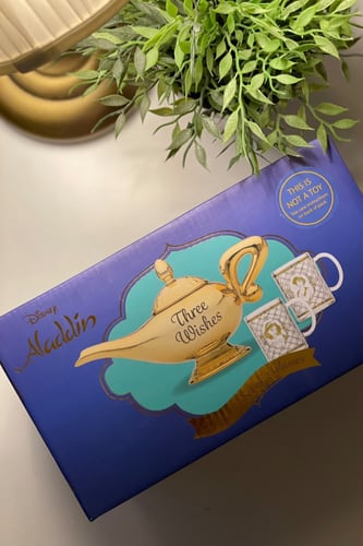 طقم ابريق المصباح السحري وكوبين