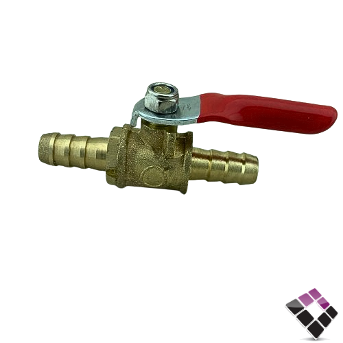 Faucet with a leak, gas cutoff from both sides, small red handle, ORISA Chinese full copper, number 30081