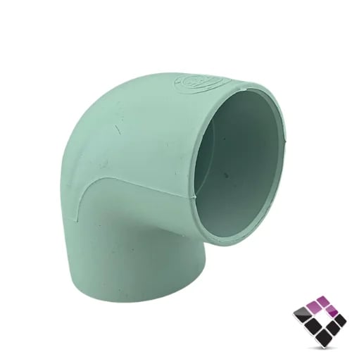 كوع زاوية بلاستيك ابيض UPVC ضغط 40 فابكو BPF سعودي...