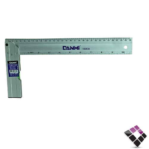 زاوية مسطرة قياس + ميزان دانمي DANMI صيني المنيوم...