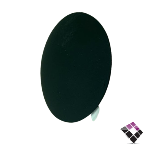 Round black sticker door handle cover, D-8144.