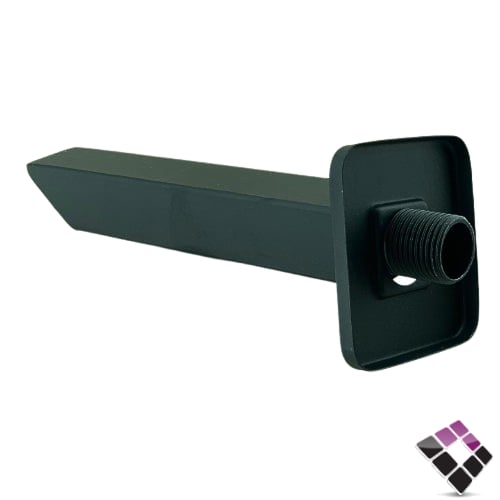 صباب ماء خلاط دش دفن مخفي 1 خط نحاس مطلي أسود مربع...