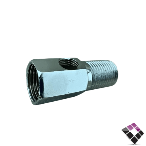 بريزة وصلة محطة تحلية كروم + رذاذ 1/2"×1/4"×1/2"