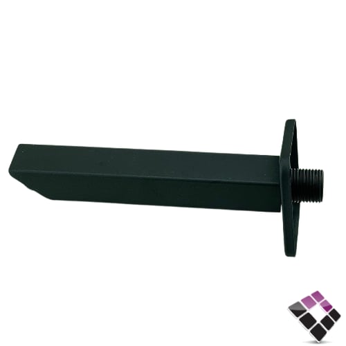 صباب ماء خلاط دش دفن مخفي 1 خط نحاس مطلي أسود مربع...