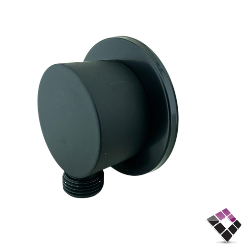 Elbow clip bidet circular decor for concealed flush ORISA Chinese brass plated black number 500
