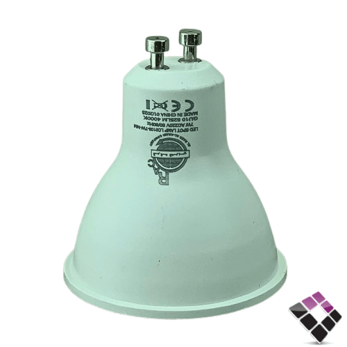 لمبة LED سبوت برم GU10 ضاءة SMD كريمي 4000K الرائد...