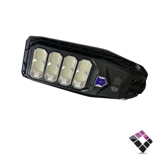 كشاف شارع LED يعمل على الطاقة الشمسية AL RAED الرائد إضاءة أبيض مع خلية ضوئية و ريموت 400W