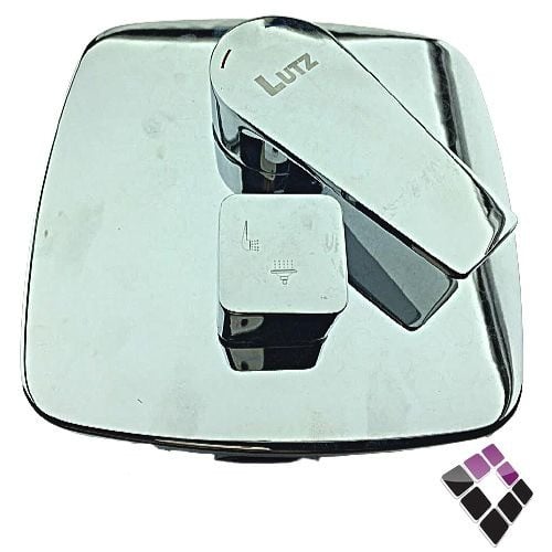LUTZ - MARX German concealed shower mixer with two lines, heart + cover + 2 handles, model 121020002