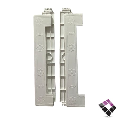 برواز اطار مكيف بلاستيك لون أبيض