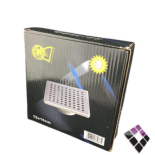 صفاية كروم قاعدة بلاستيك + شبك مربعات + رداد 15*15...