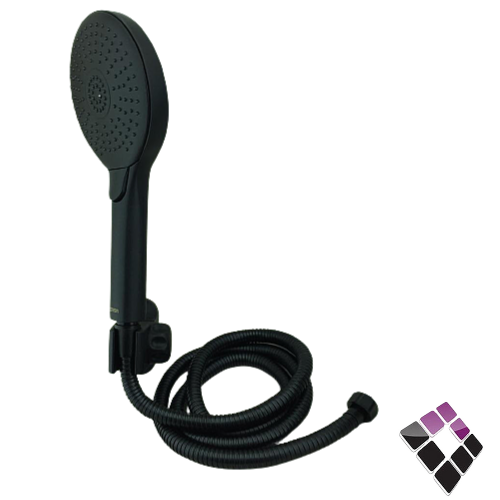 ORISA Chinese round shower mixer earphone pressure blue color + wire and base number 30098