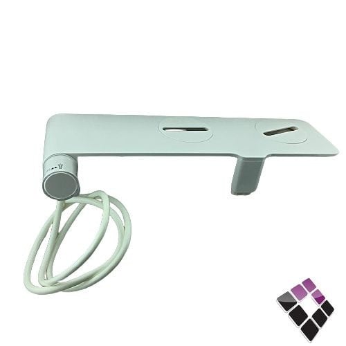 Comfort shower for the elderly, designed to be installed on the Western toilet, made of Chinese plastic, white color