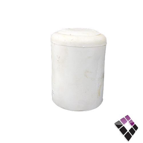 Plastic door stopper round white ALEMATEK large size 3