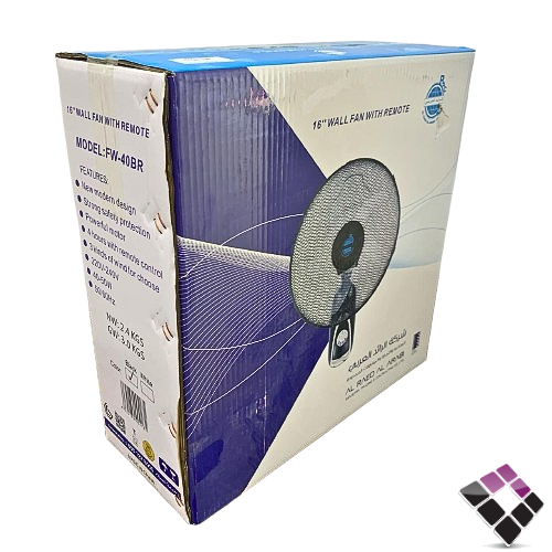 مروحة جداري AL RAED AL ARABI الرائد صيني مع ريموت...