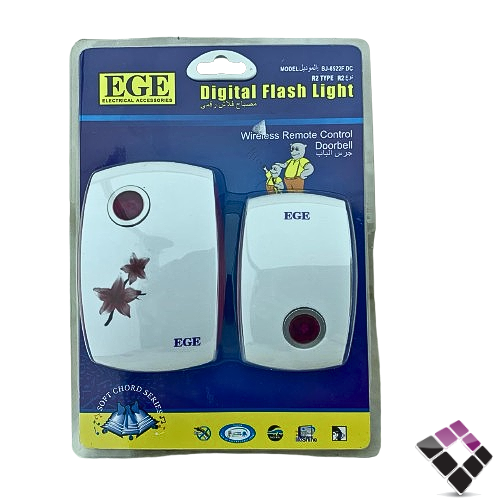 جرس نداء لا سلكي مفرد خط واحد EGE صيني مع ريموت بط...