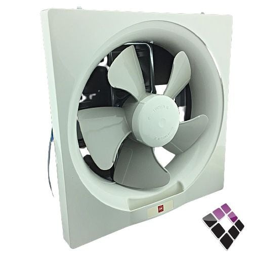 Square exhaust fan with iron blades, plastic cover, KDK Chinese, model 25AUH, size 30×30
