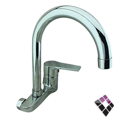 خلاط مجلى جدار اتمتيك BATHROY ايطالي رقبة عالية مو...