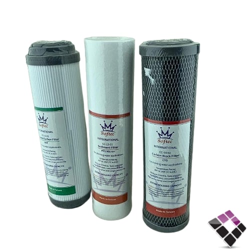 طقم عدد 3 شمعة فلتر SOFTEC تايوان فلين + كربوني رم...