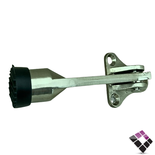 Sliding door lock brake, chrome color, model JEWEL, Chinese heavy, number D8172-SN