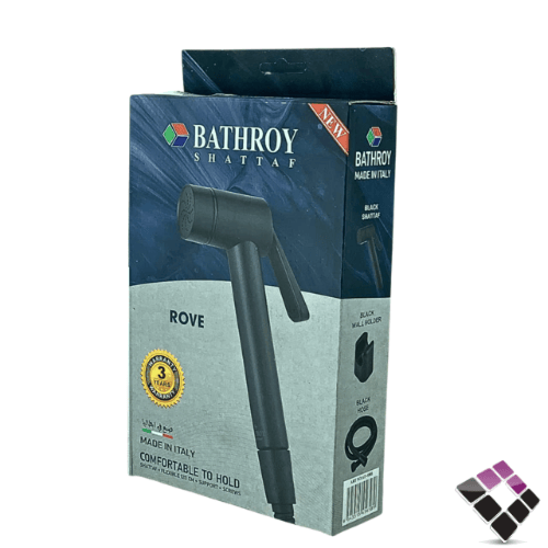 شطاف BATHROY ايطالي موديل ROVE لون أسود