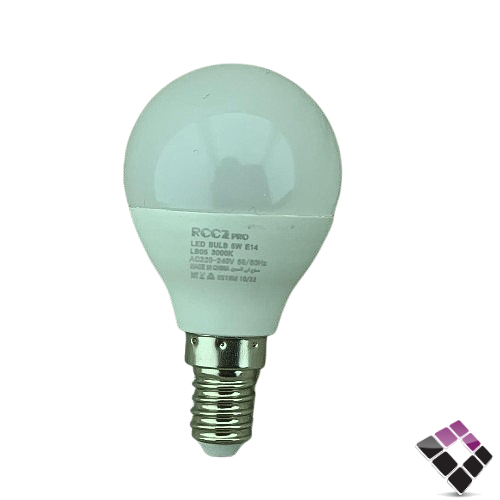 لمبة كروي LED روز ROOZ مثلج سنة E14 اضاءة 3000K أص...