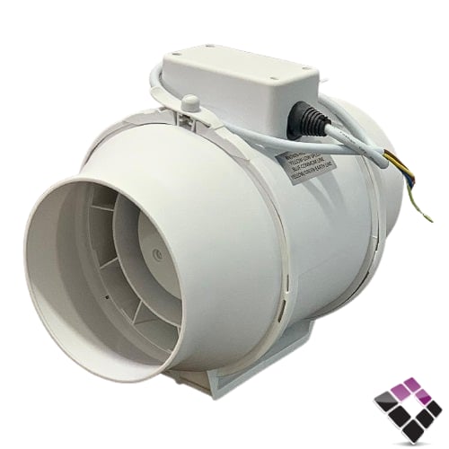 مراوحة شفط سقف دكت مخفي نفاثة بلاستيك يونايتد UNIT...