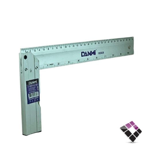 زاوية مسطرة قياس + ميزان دانمي DANMI صيني المنيوم...