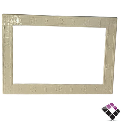 برواز اطار مكيف بلاستيك لون بيج