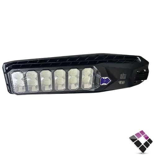 كشاف شارع LED يعمل على الطاقة الشمسية AL RAED الرائد إضاءة أبيض مع خلية ضوئية و ريموت 600W رقم RAC2302-19