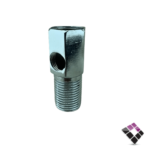 بريزة وصلة محطة تحلية كروم + رذاذ 1/2"×1/4"×1/2"