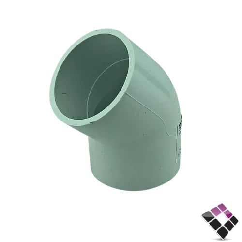 كوع فاتح بلاستيك ابيض UPVC ضغط 40 فابكو BPF سعودي...