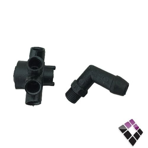 قسام مكيف صحراوى بلاستيك سداسى قصير